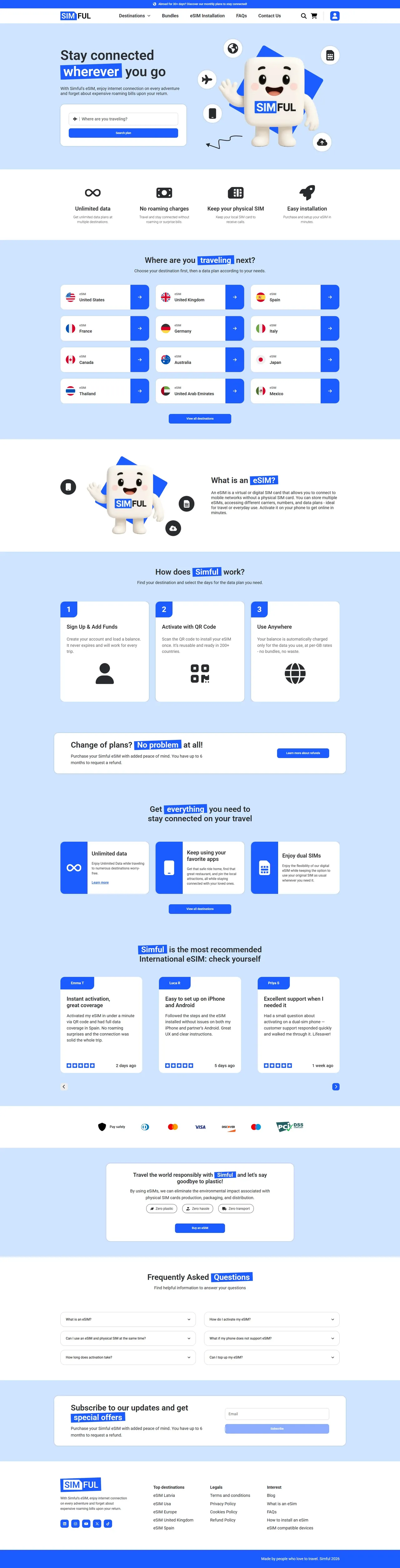 Simful.app, live site